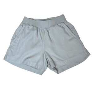 Faherty Gray High Waist Shorts Lightweight Casual